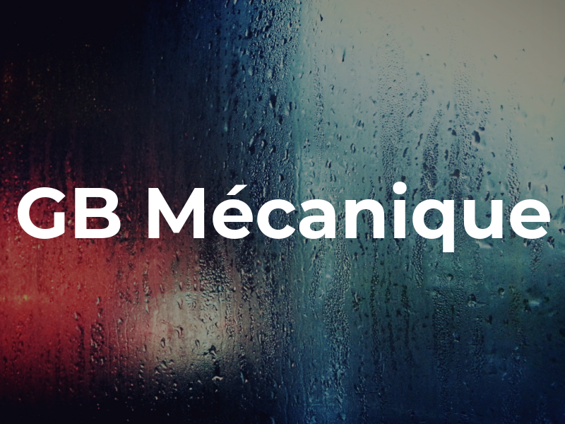 GB Mécanique