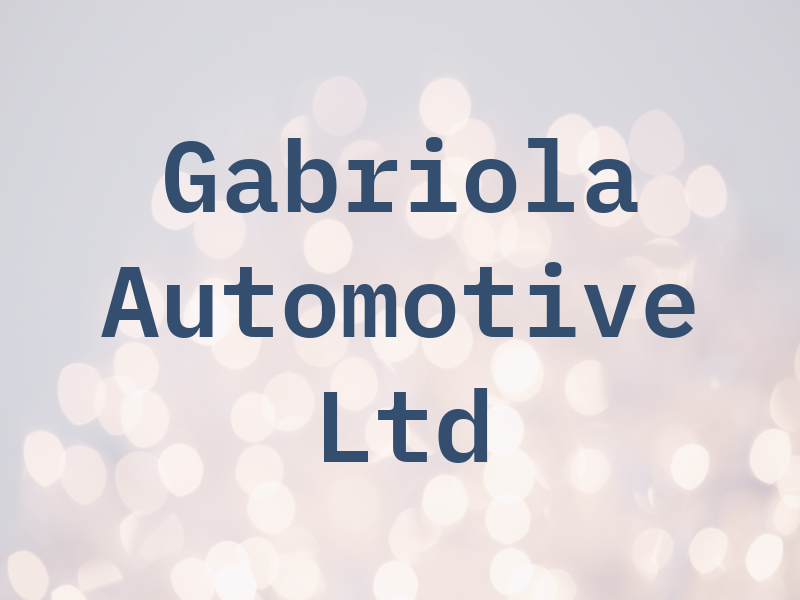 Gabriola Automotive Ltd