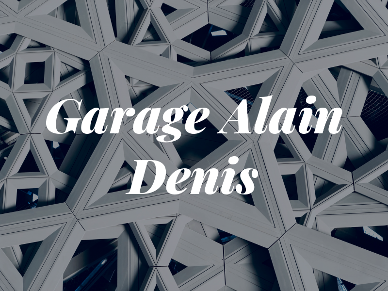Garage Alain Denis