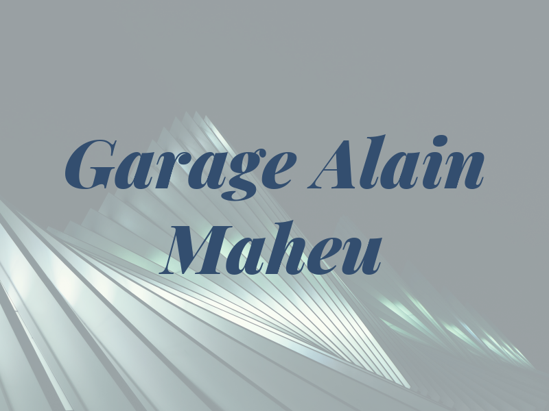 Garage Alain Maheu