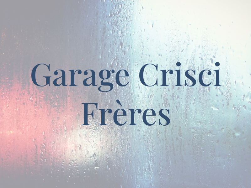 Garage Crisci et Frères