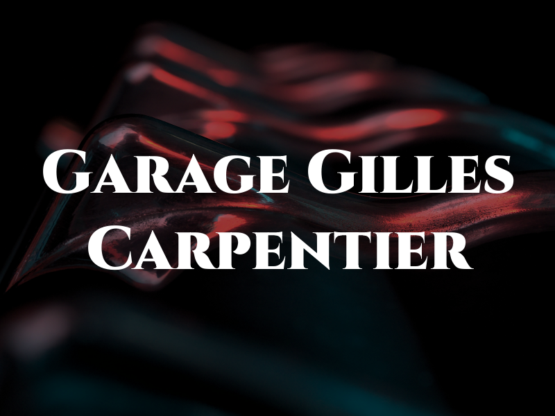 Garage Gilles Carpentier Enr