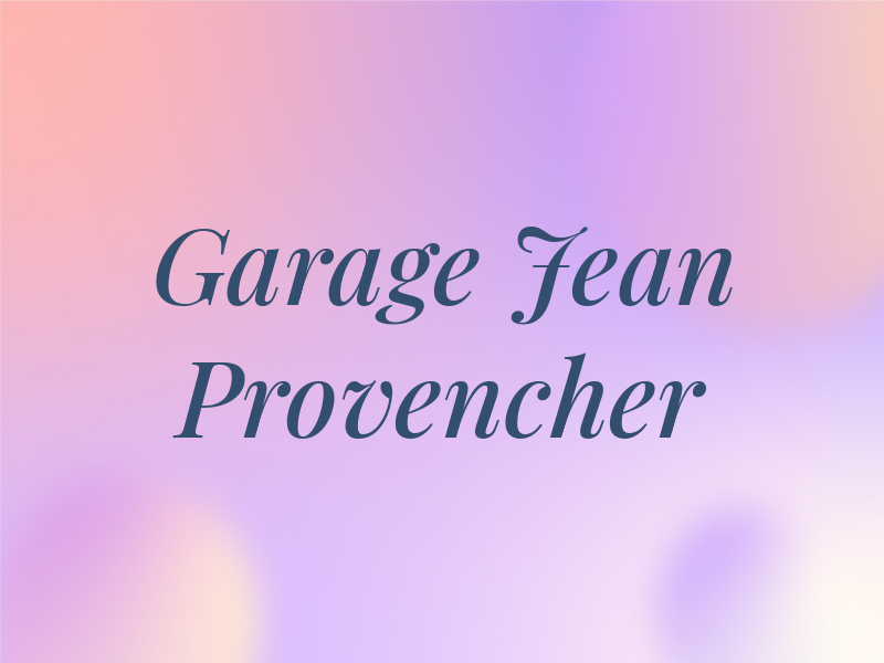 Garage Jean Provencher