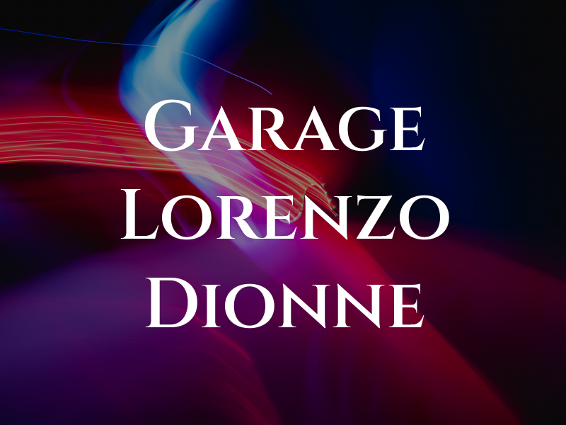Garage Lorenzo Dionne