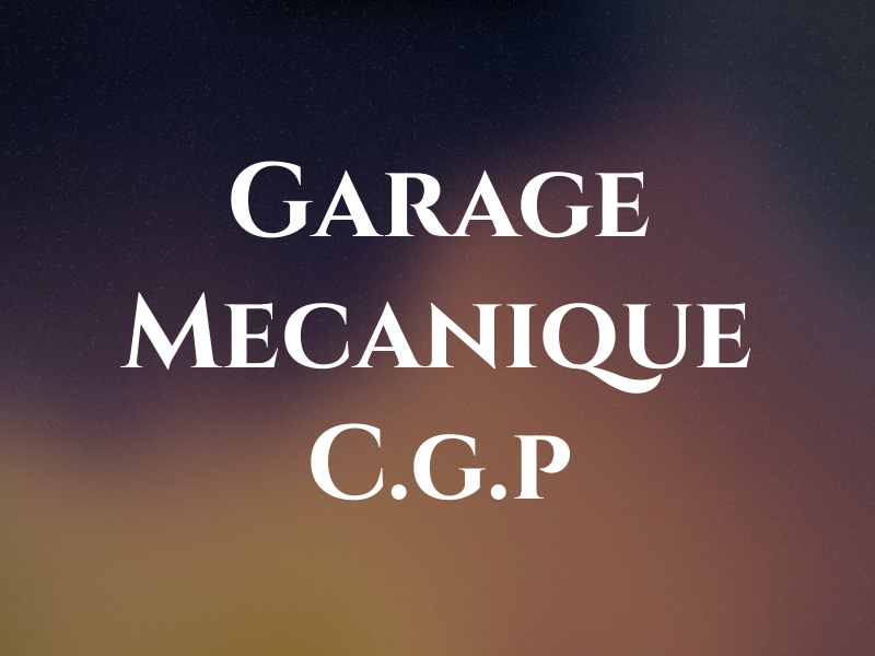Garage Mecanique C.g.p