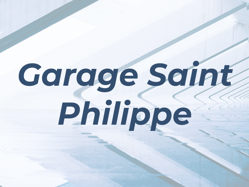 Garage Saint Philippe Enr