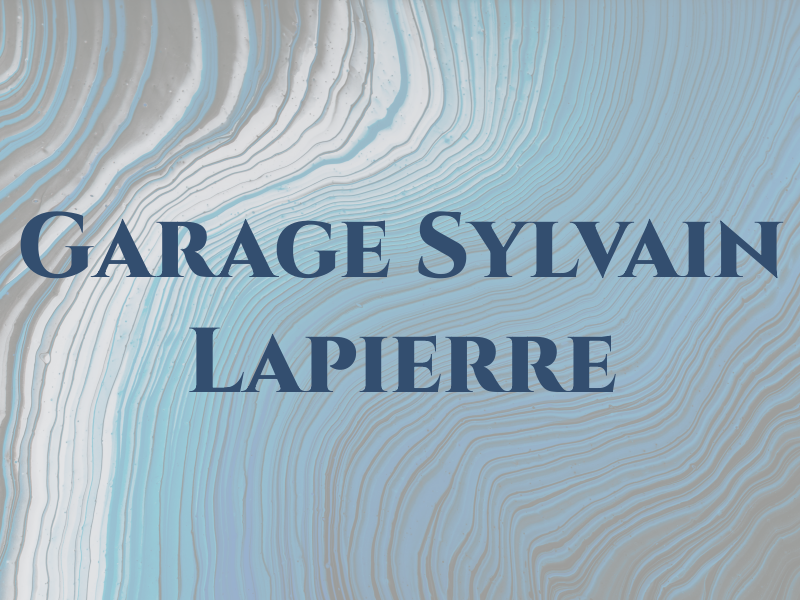 Garage Sylvain Lapierre