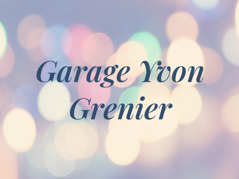 Garage Yvon Grenier