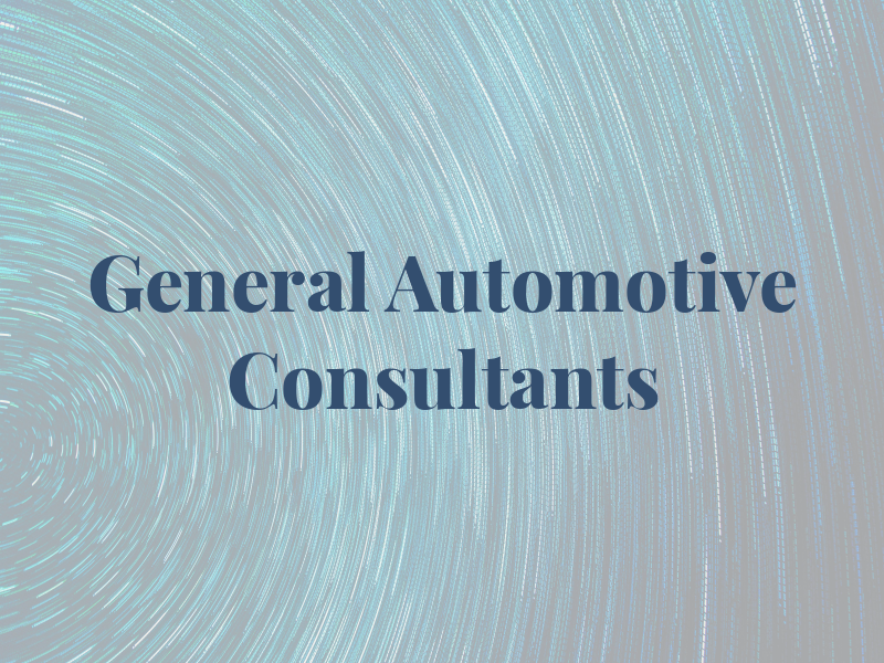 General Automotive Consultants