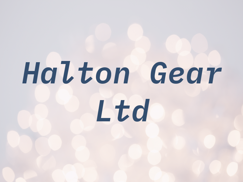 Halton Gear Ltd