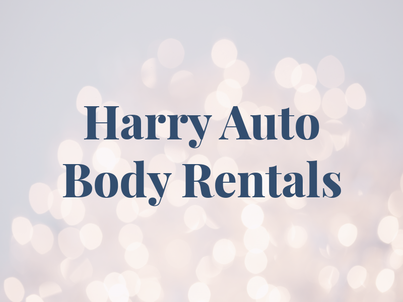 Harry Lou Auto Body & Car Rentals