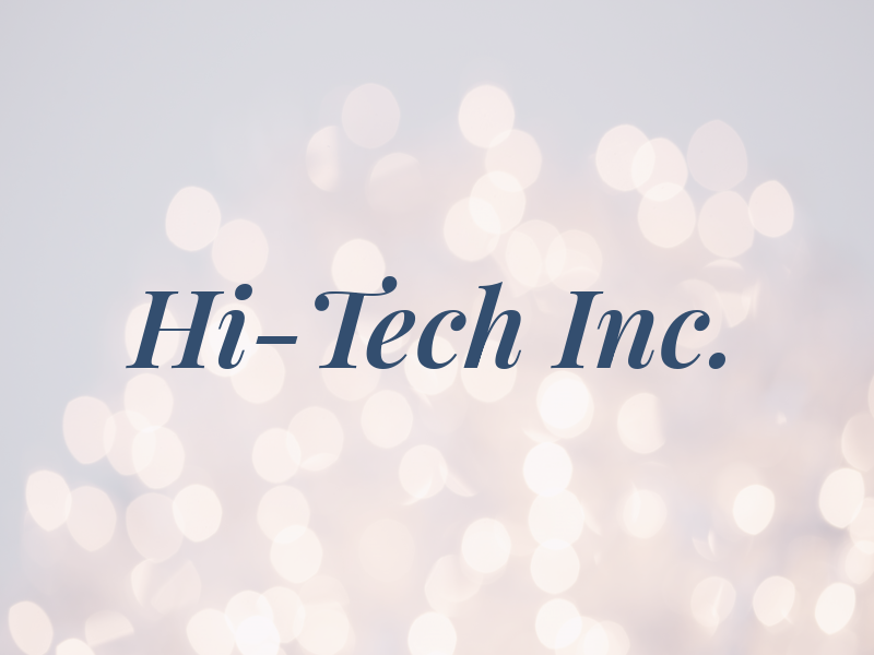 Hi-Tech Inc.