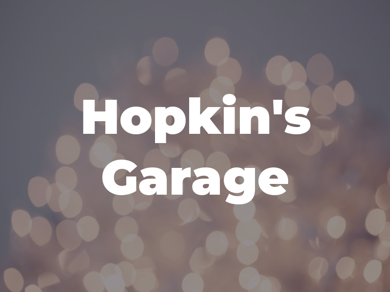 Hopkin's Garage
