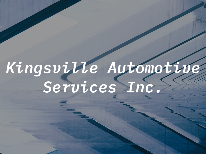 Kingsville Automotive Services Inc.