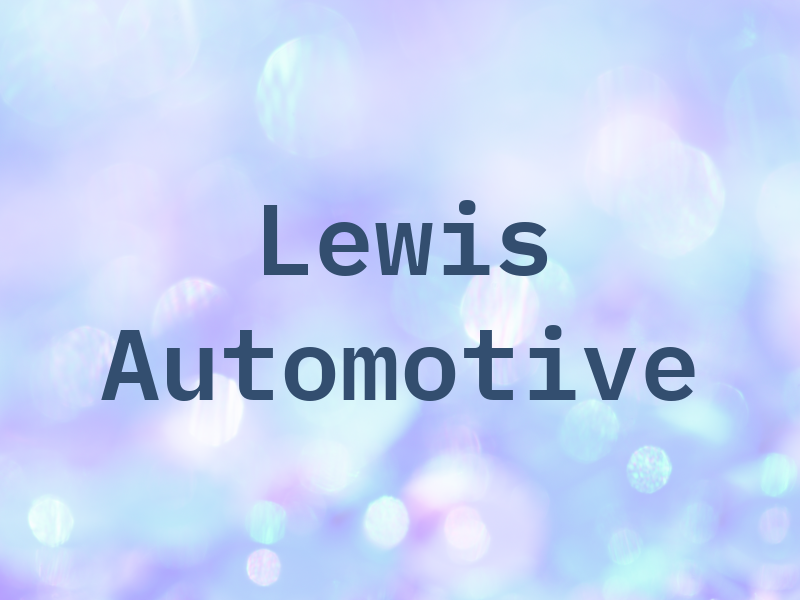 Lewis Automotive