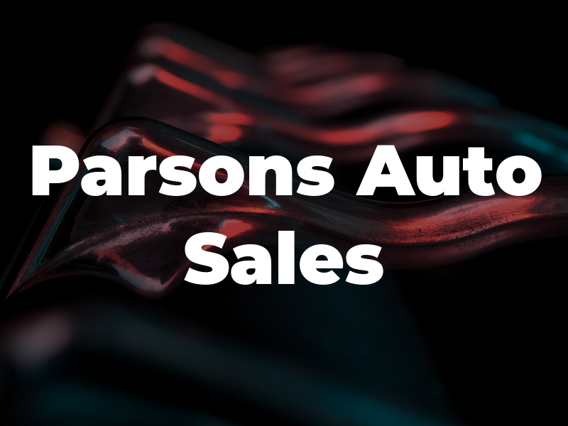Parsons Auto Sales