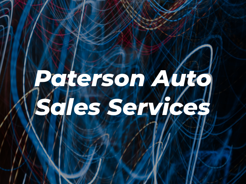 Paterson Auto Sales and Services