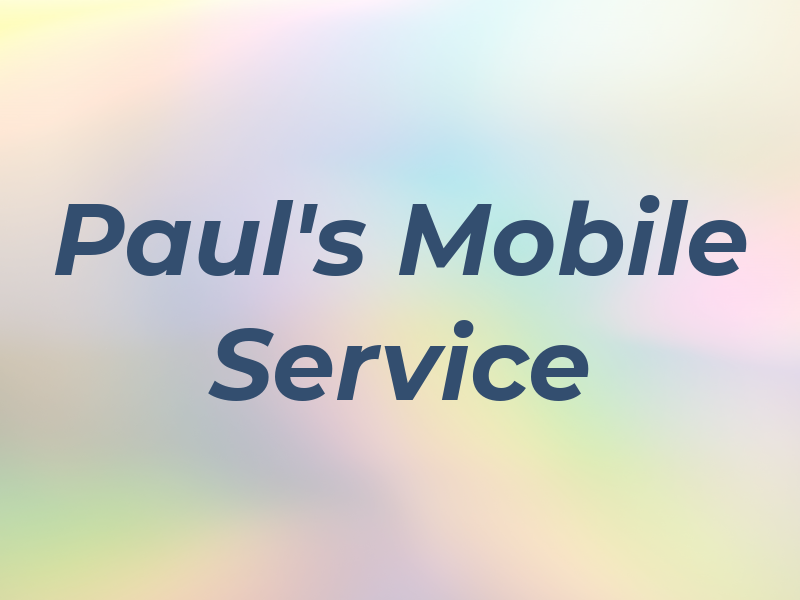 Paul's Mobile RV Service