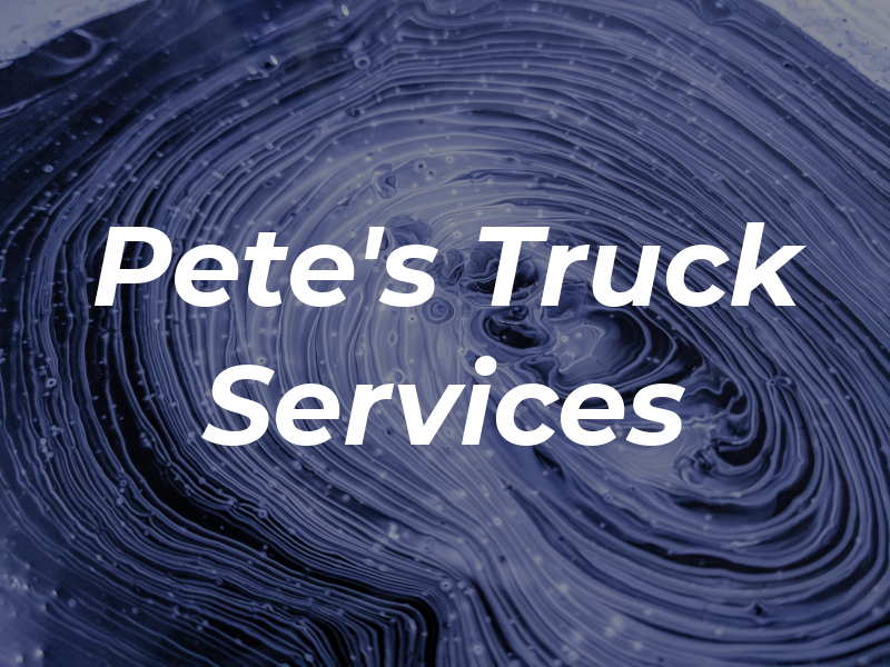 Pete's Truck Services