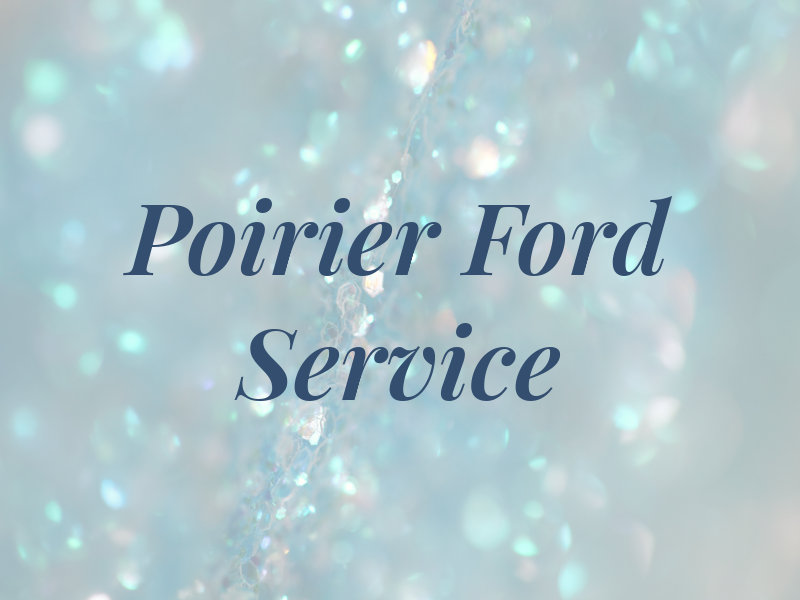 Poirier Ford Service