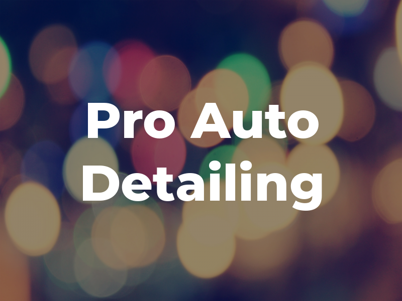 Pro Auto Detailing