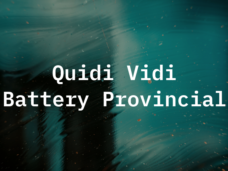 Quidi Vidi Battery Provincial