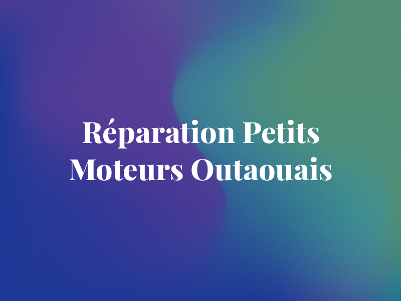 Réparation Petits Moteurs Outaouais