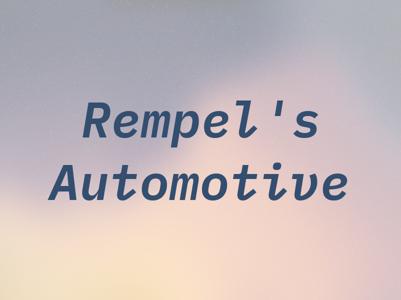 Rempel's Automotive