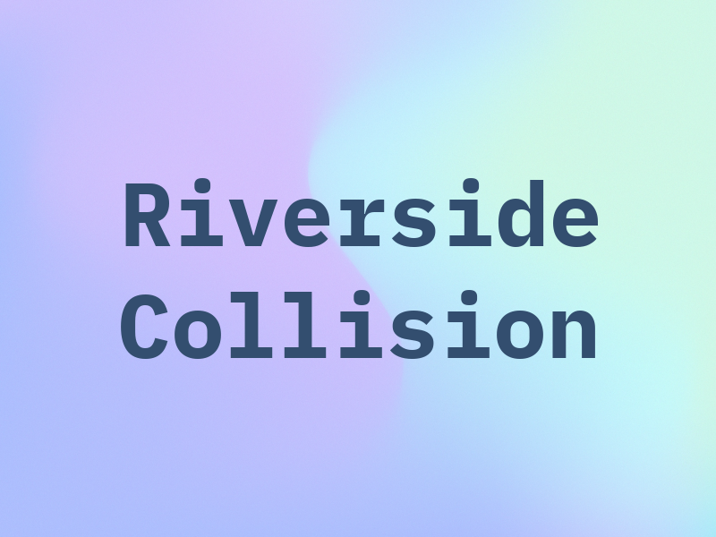 Riverside Collision