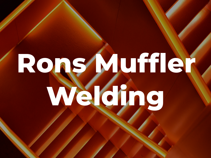 Rons Muffler and Welding