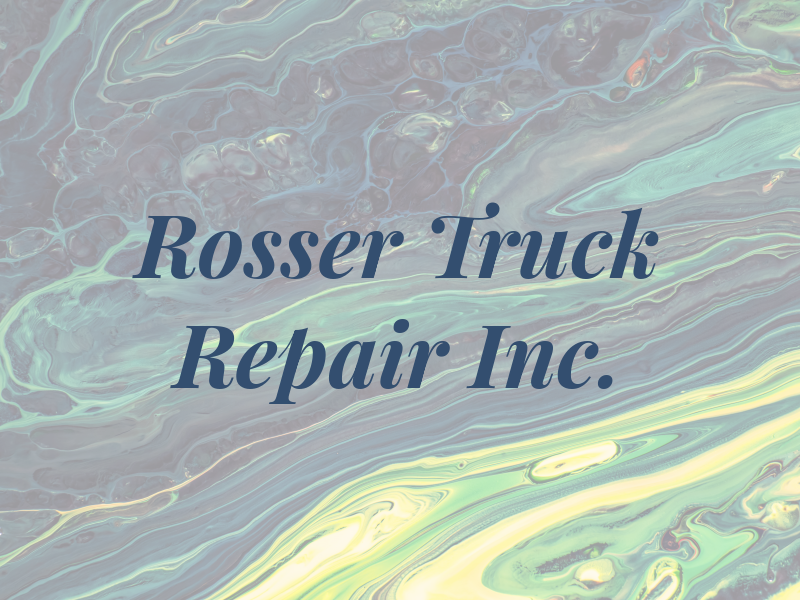 Rosser Truck Repair Inc.