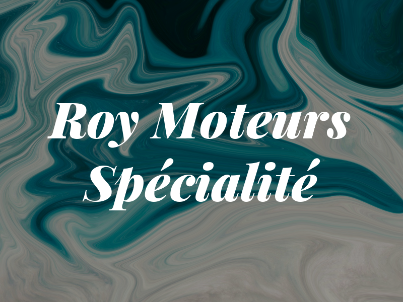 Roy Moteurs Spécialité