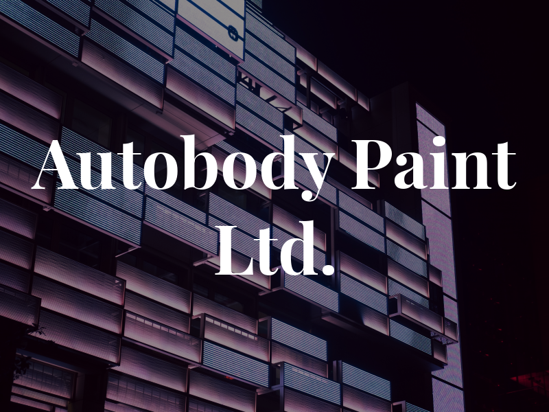 S&S Autobody & Paint Ltd.