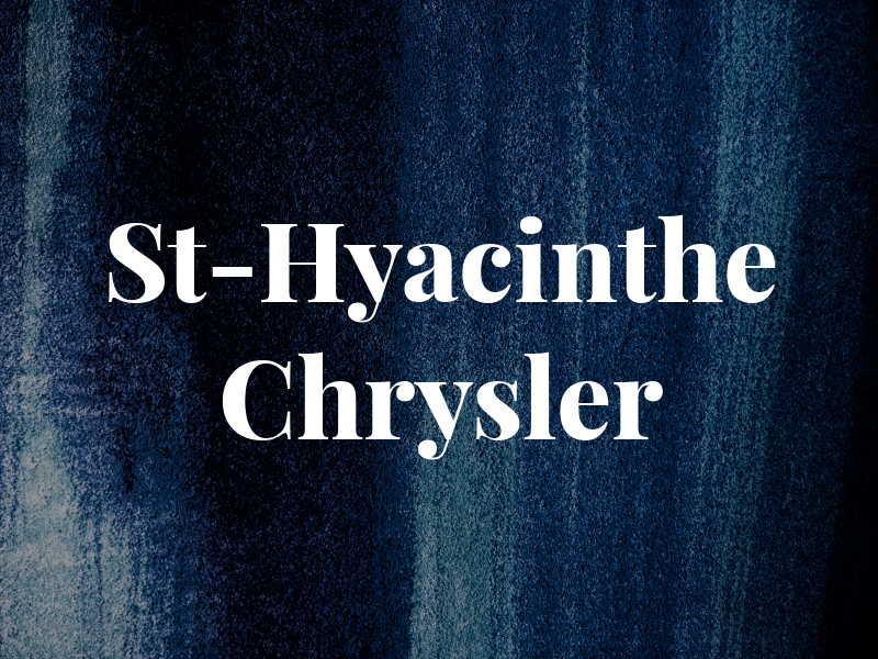 St-Hyacinthe Chrysler