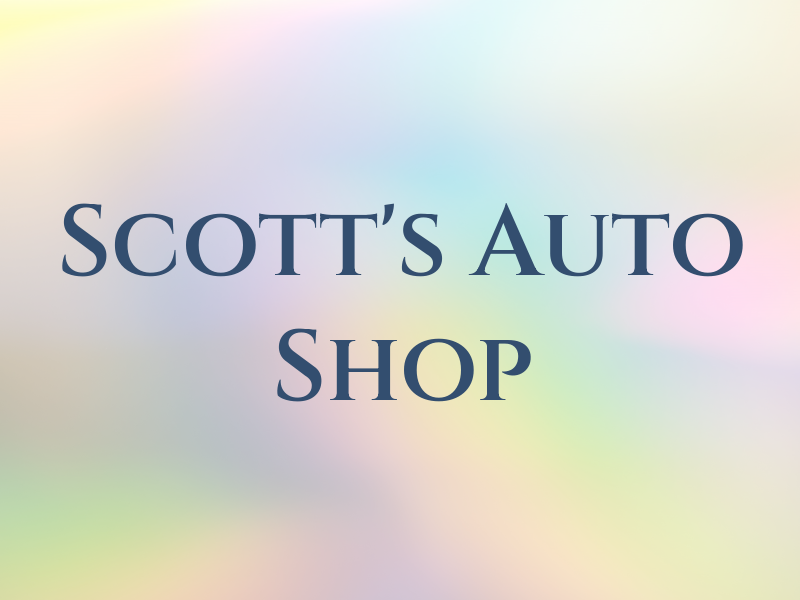 Scott's Auto Shop