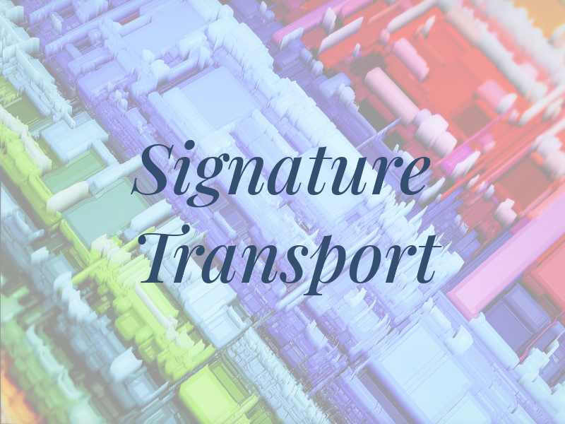 Signature Transport