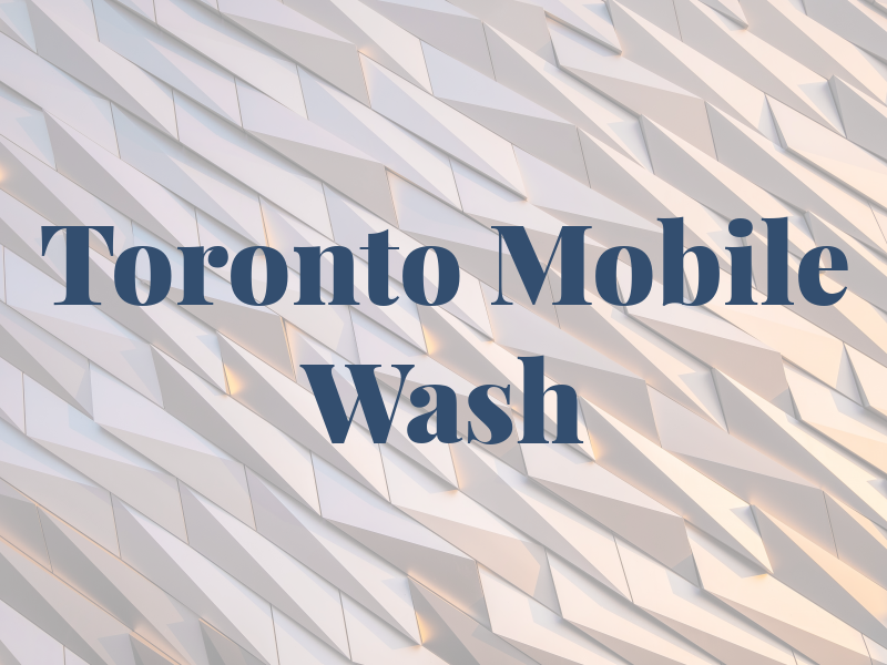 Toronto Mobile Car Wash