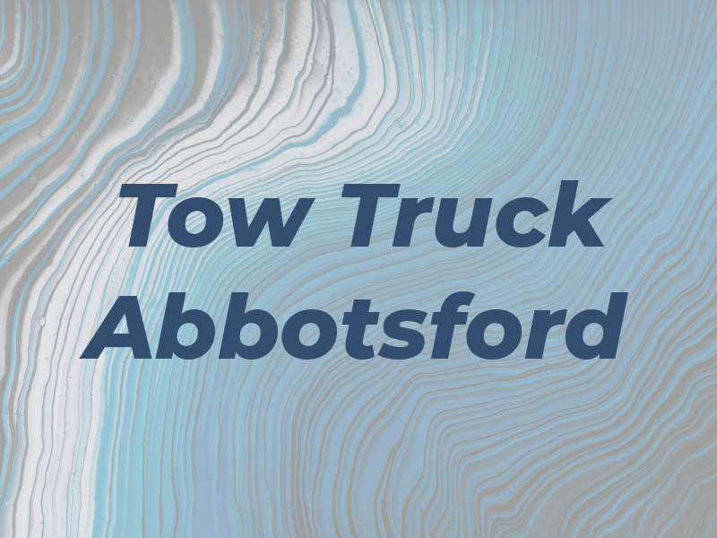 Tow Truck Abbotsford