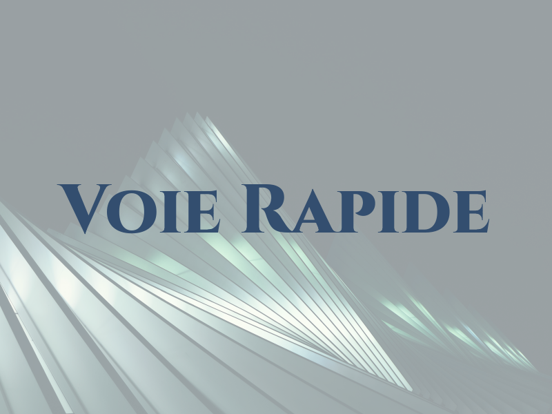 Voie Rapide