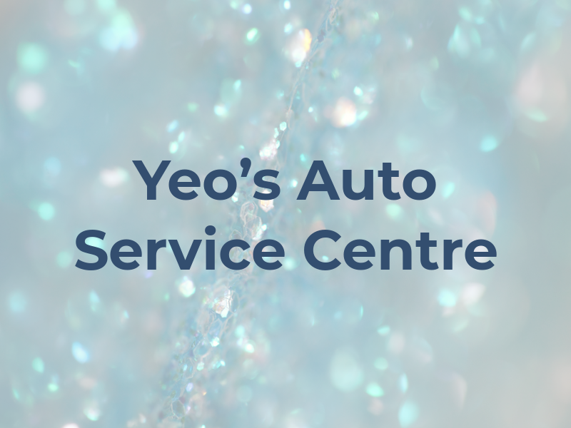 Yeo's Auto Service Centre