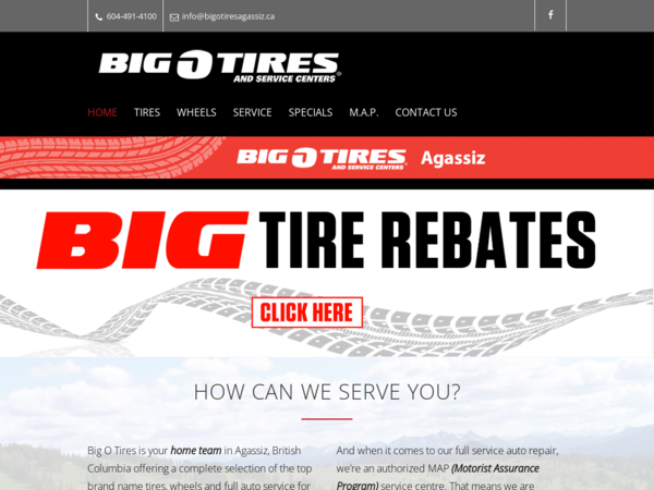 Big O Tires Agassiz