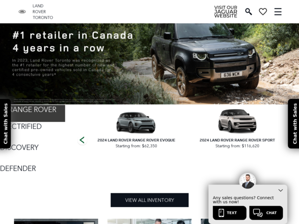 Land Rover Toronto Parts