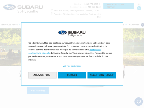 Subaru St-Hyacinthe Service