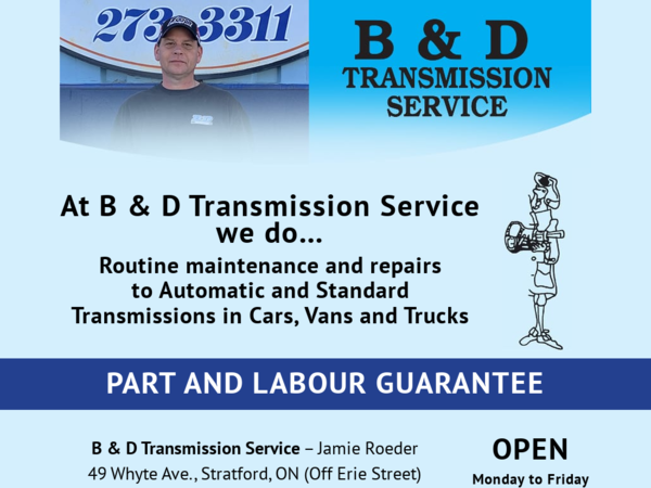 B & D Transmission Service