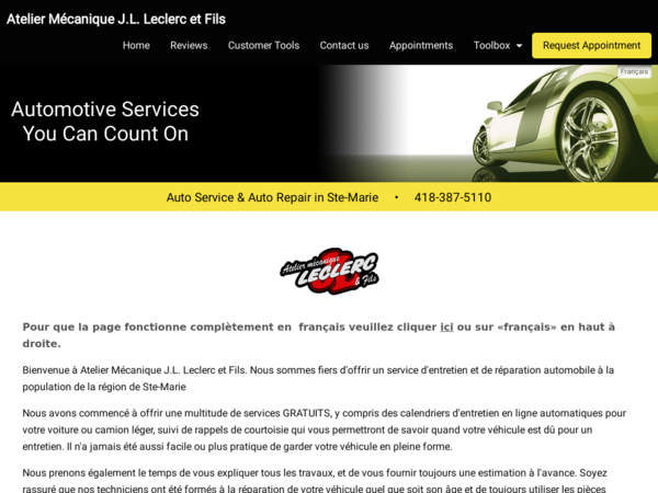 Atelier Mécanique J.L. Leclerc & Fils Octo Auto Service Plus