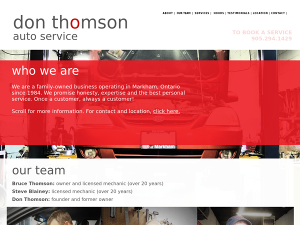 Don Thomson Auto Service Ltd