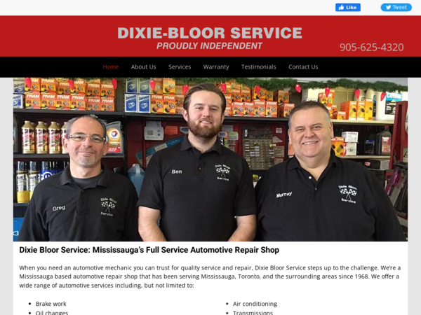 Dixie-Bloor Service