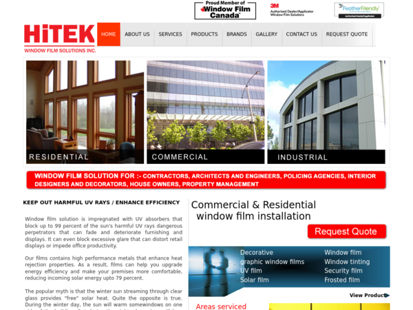 Hi-Tek Window Film Solution