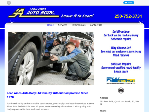 Leon Aines Auto Body Ltd