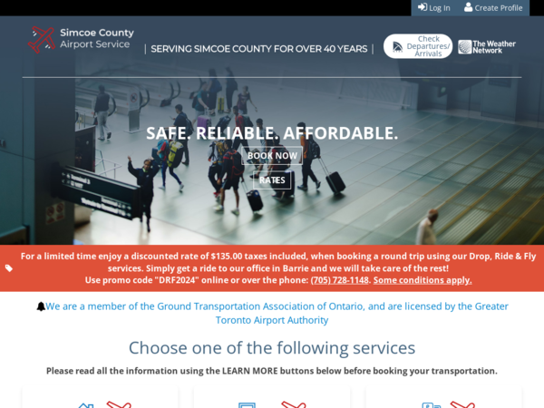 Simcoe County Airport Service